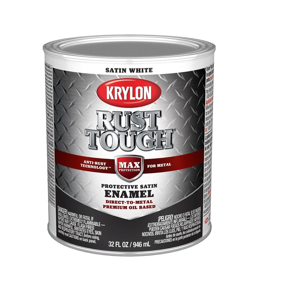 Krylon K09706008 Rust Tough Rust Preventative Enamel, 1 Quart