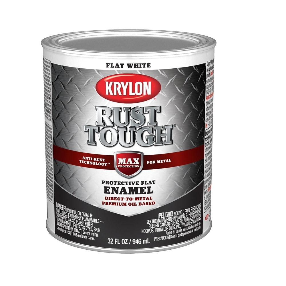 Krylon K09710008 Rust Tough Rust Preventative Enamel, 1 Quart