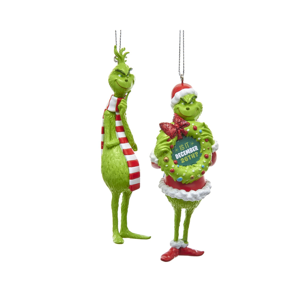 Kurt Adler GRH1181 Grinch Blow Mold Christmas Ornament