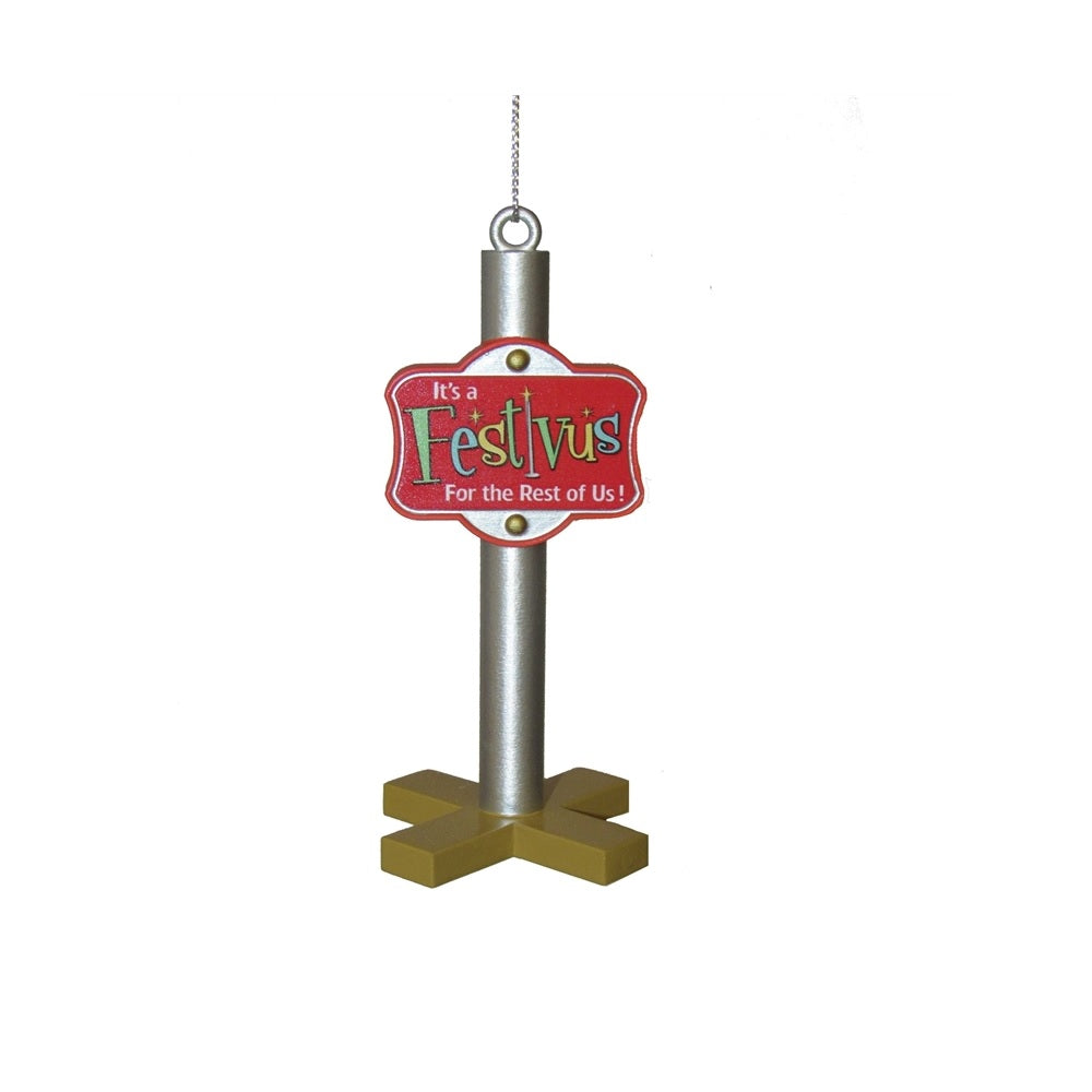 Kurt S Adler FV1171 Festivus Pole Christmas Ornament, 3-1/2"