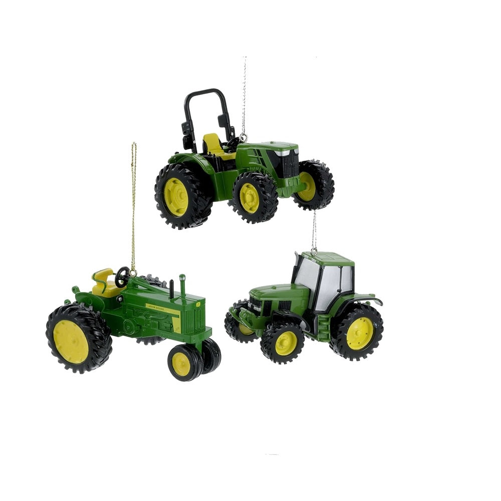 Kurt S Adler JR1156 Christmas Tractor Ornament, 2"