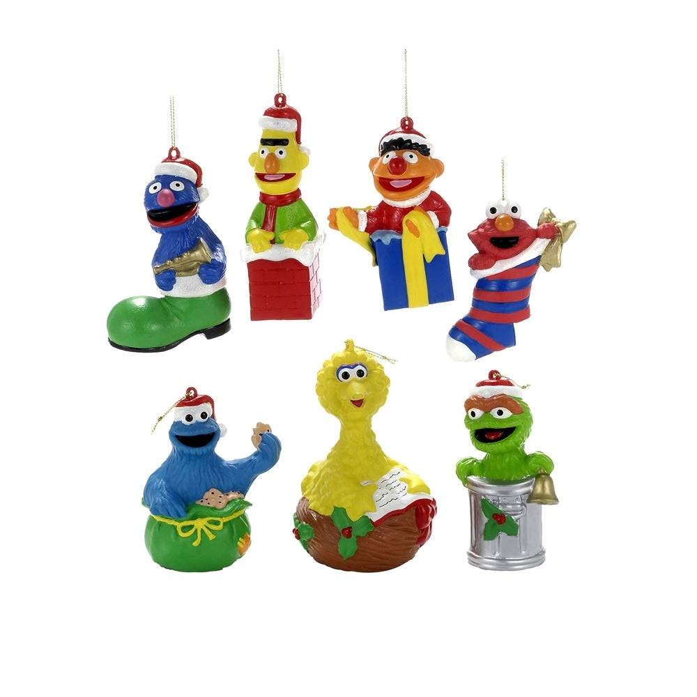 Kurt S Adler SE1153 Sesame Street Christmas Ornaments