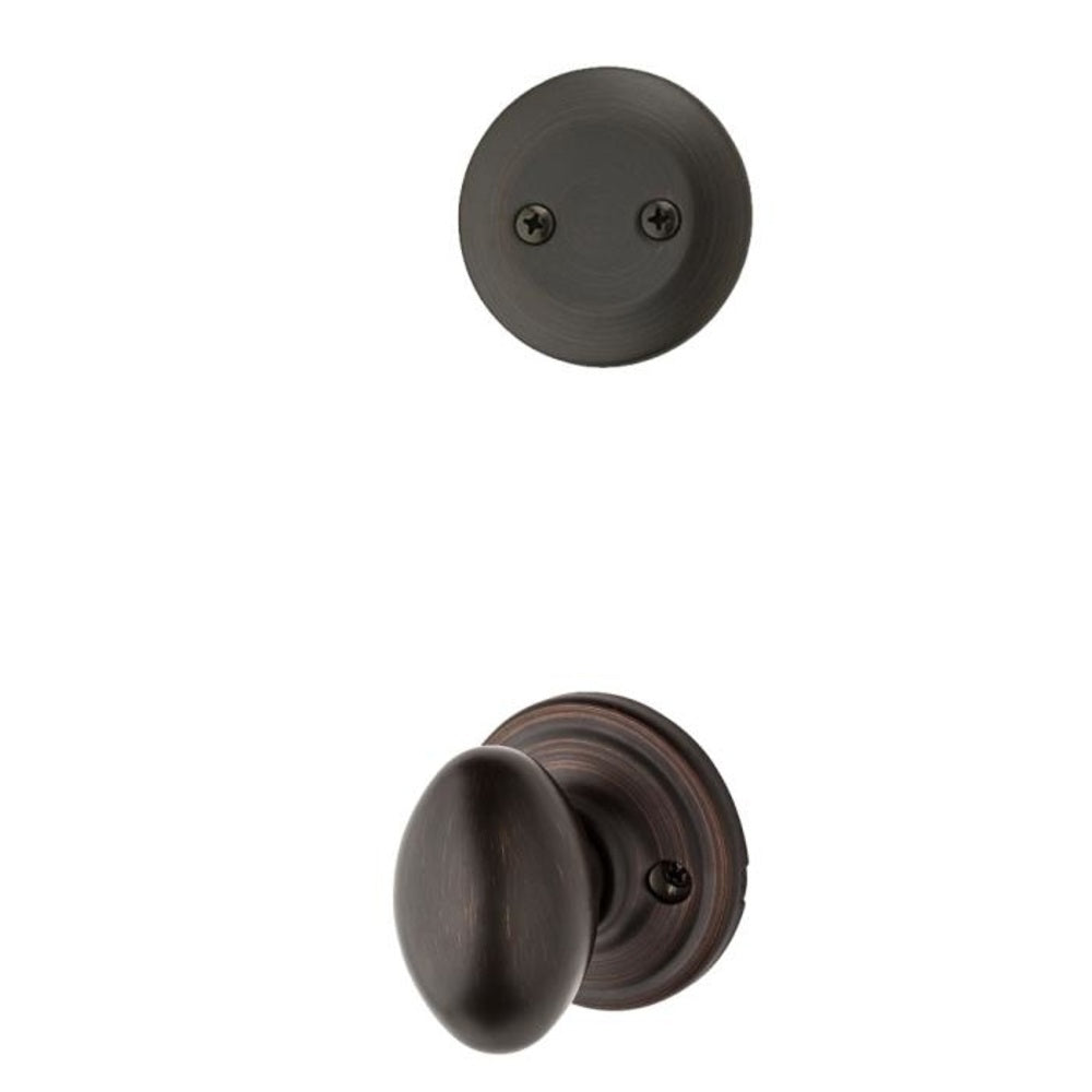 Kwikset 606AO-11P Aliso Interior Dummy Handleset Trim, Venetian Bronze