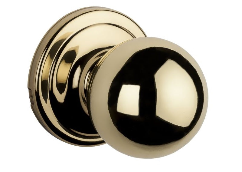 Kwikset 720CA-3GC Circa Passage Door Lock, Bright Brass