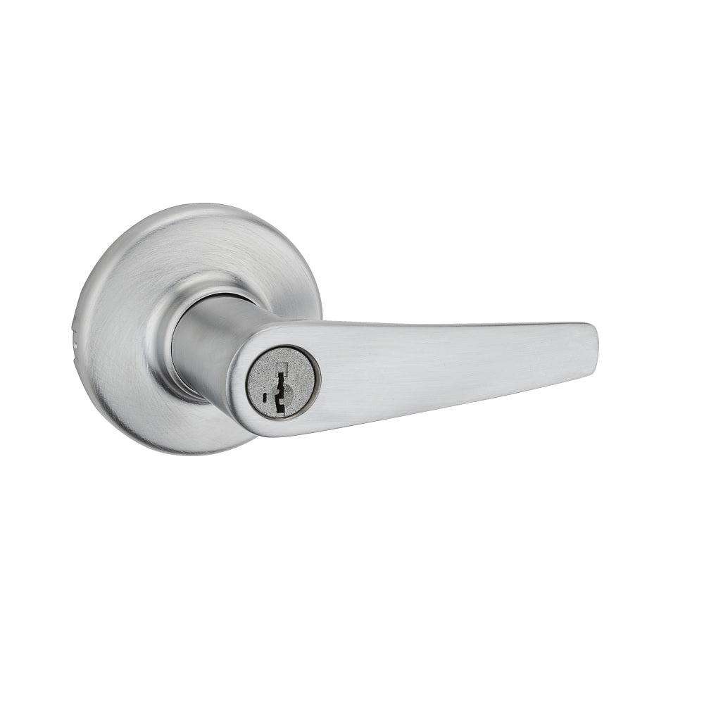 Kwikset 405DL26DK6 Entry Door Lever, Satin Chrome