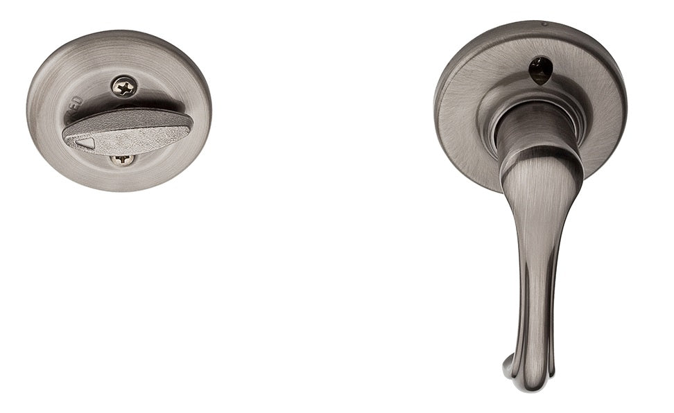 Kwikset 604DNL 15A Dorian Non-Handed Lever, Antique Nickel