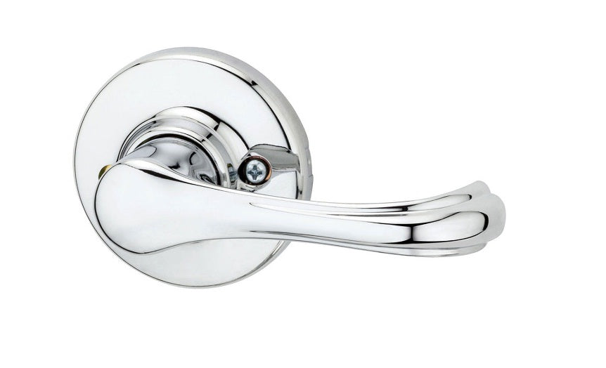 Kwikset 488DNL 26 Dorian Dummy Lever, Polished Chrome