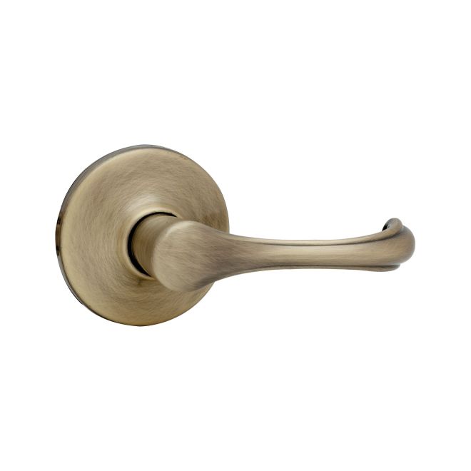 Kwikset 966DNL-5V1 Dorian Single Cylinder Interior Handleset, Antique Brass
