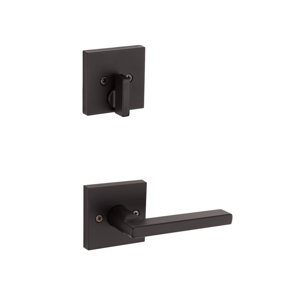 Kwikset 98180-015 Entry Handleset, Matte Black