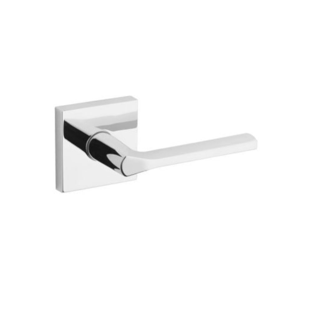 Kwikset 157LSLSQT-26 Lisbon Square Single Dummy Lever, Bright Chrome