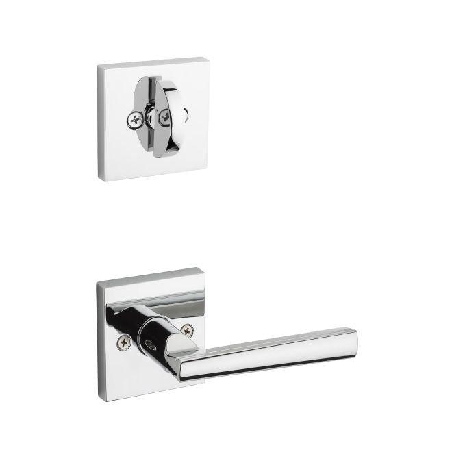 Kwikset 966MRLSQT-26 Montreal Single Cylinder Interior Leverset, Bright Chrome