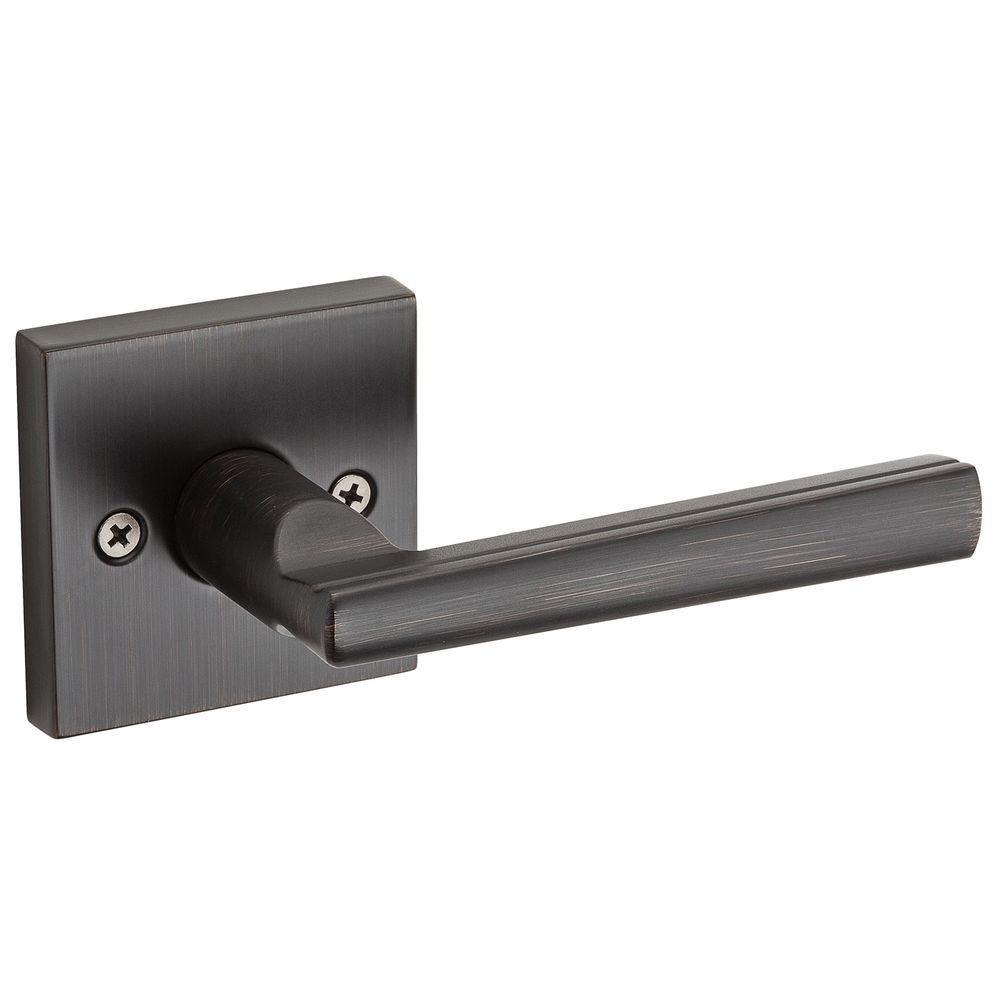 Kwikset 157MRLSQT-11P Montreal Square Dummy Door Lever, Venetian Bronze