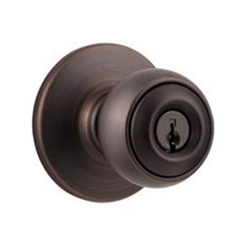 Kwikset 400P-11P RCAL Polo Keyed Entry Knob, Venetian Bronze