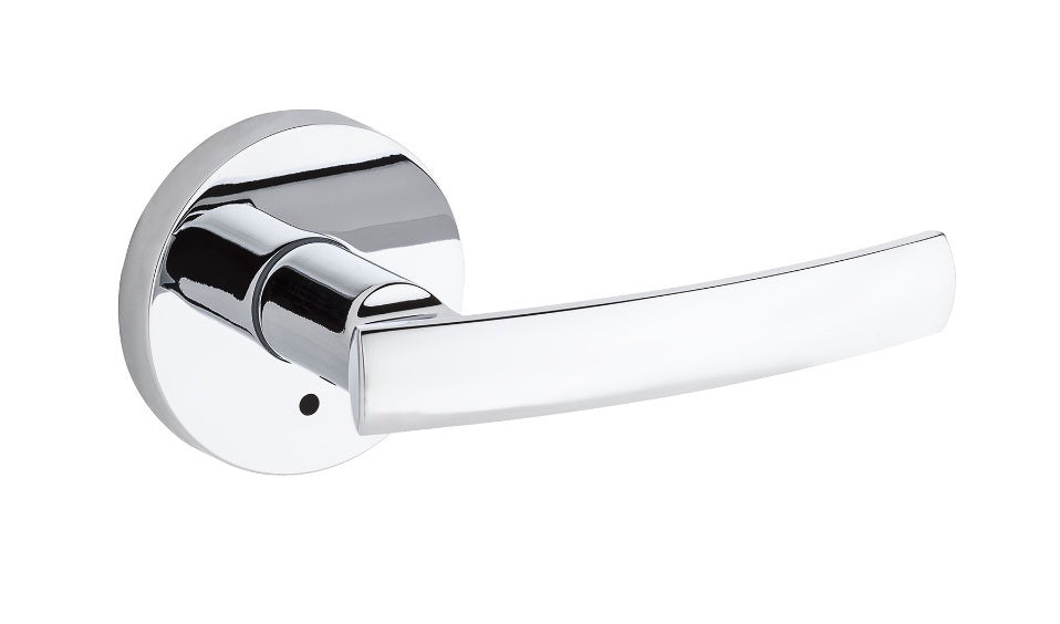 Kwikset 155SYL RDT 26 Sydney Lever Privacy Door Lock, Polished Chrome