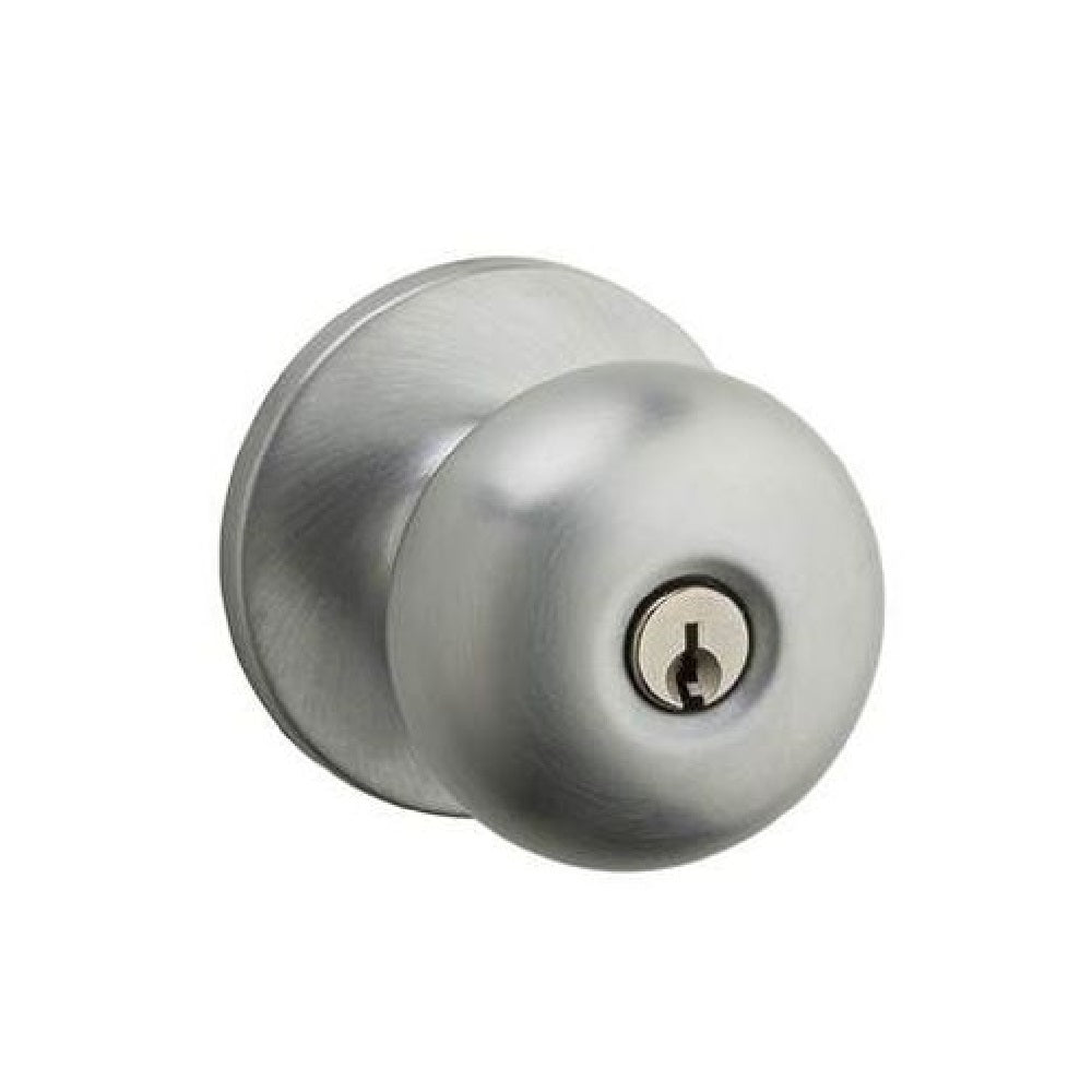 Kwikset Safelock SK5000AS-26DV1 Athens Entry Lock, Satin Chrome