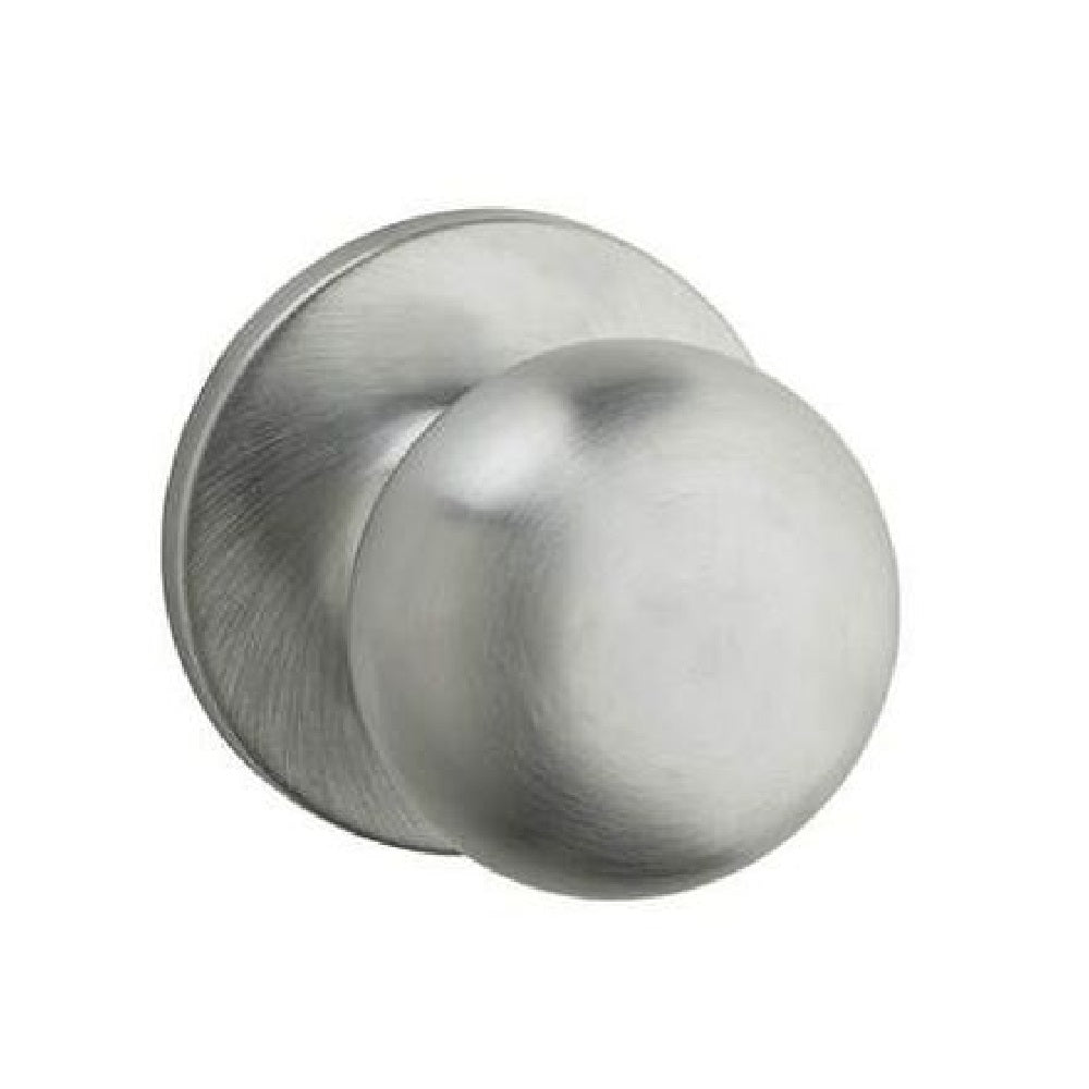 Kwikset Safelock SK7000AS-26DV1 Athens Half Dummy Door Knob, Satin Chrome