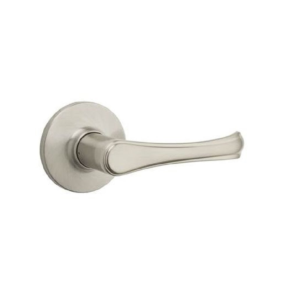 Kwikset Safelock SL1002GV-15V1 UL Grapevine Round Corner Adjustable Passage Latch, Satin Nickel