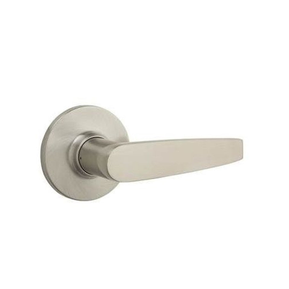 Kwikset Safelock SL1002WI-15V1 UL Winston Round Corner Adjustable Passage Latch, Satin Nickel