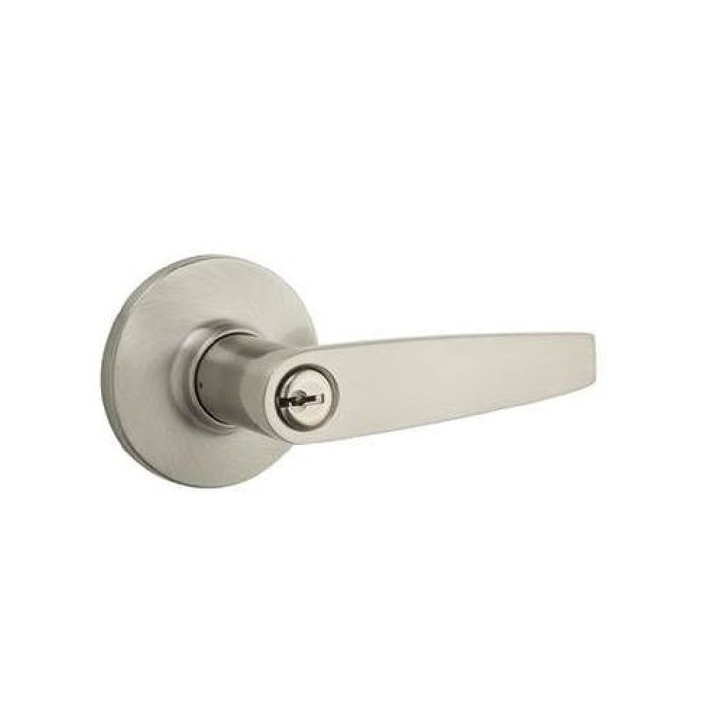 Kwikset Safelock SL5000WI-15V1 Winston Round Corner Adjustable Entry Lock, Satin Nickel