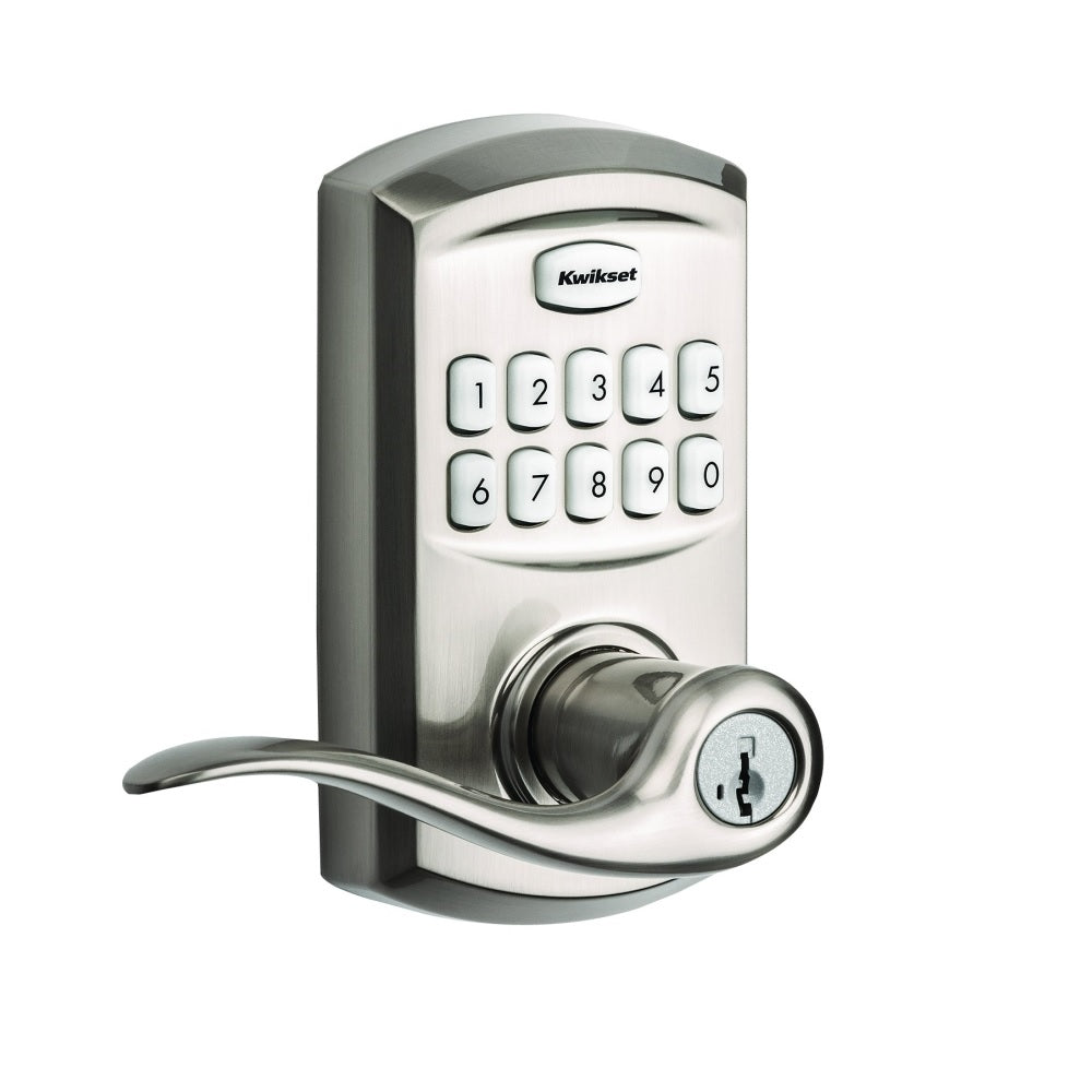 Kwikset 917TNL 15 SMT CP Deadbolt Lever, Satin Nickel