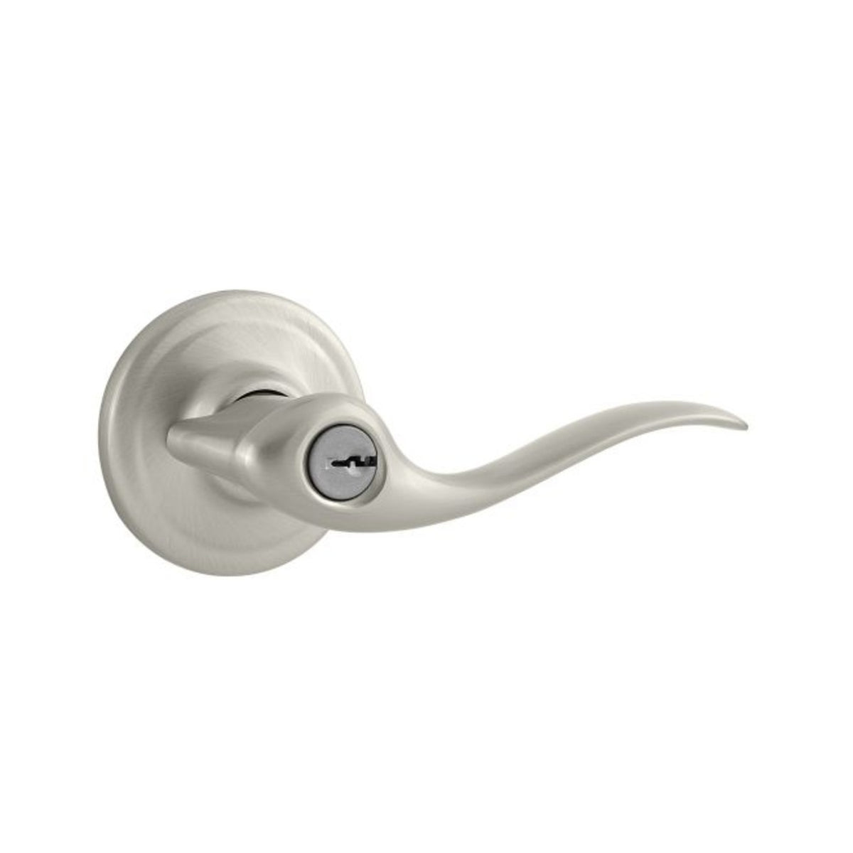 Kwikset 740TNL-15 Tustin Entry Door Lock, Satin Nickel