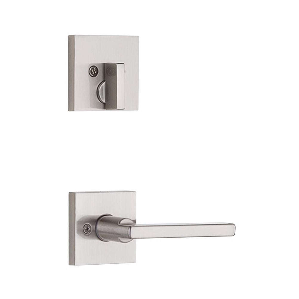 Kwikset 98180-014 Vancouver Entry Handleset, Satin Nickel