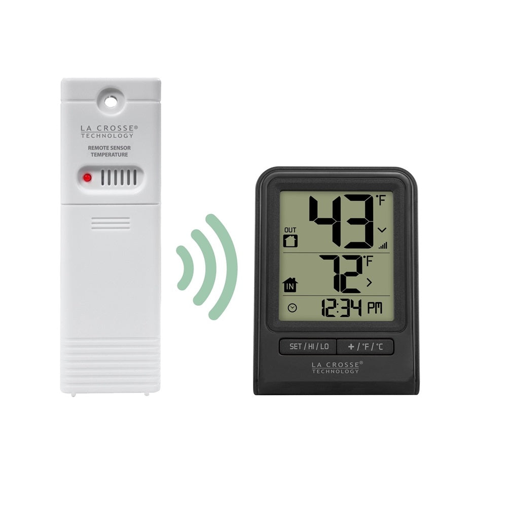 La Crosse 308-1409BT-TBP Wireless Thermometer, Plastic
