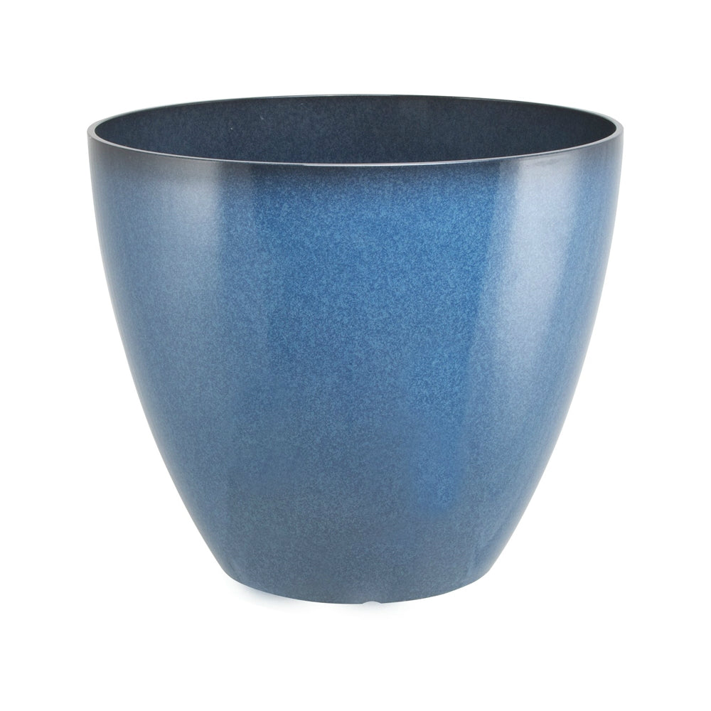 Landscapers Select PT-S080 Resin Planter, Blue, 15"