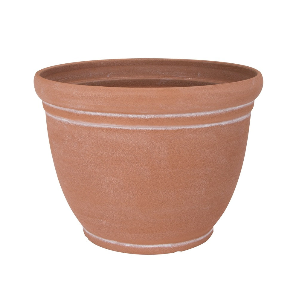 Landscapers Select PT-S059 Terra Cotta Resin Planter, 15"