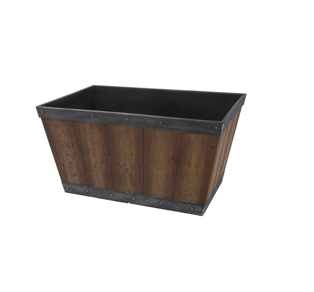 Landscapers Select S17060122-01-B Barn Planter, High-Density Resin