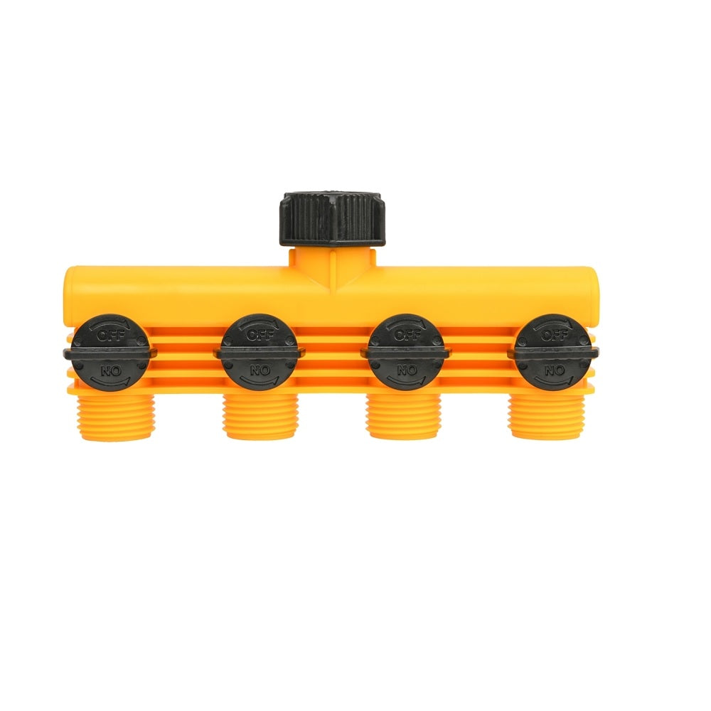 Landscapers Select YM20820 Tap Manifold Connector, Black/Yellow