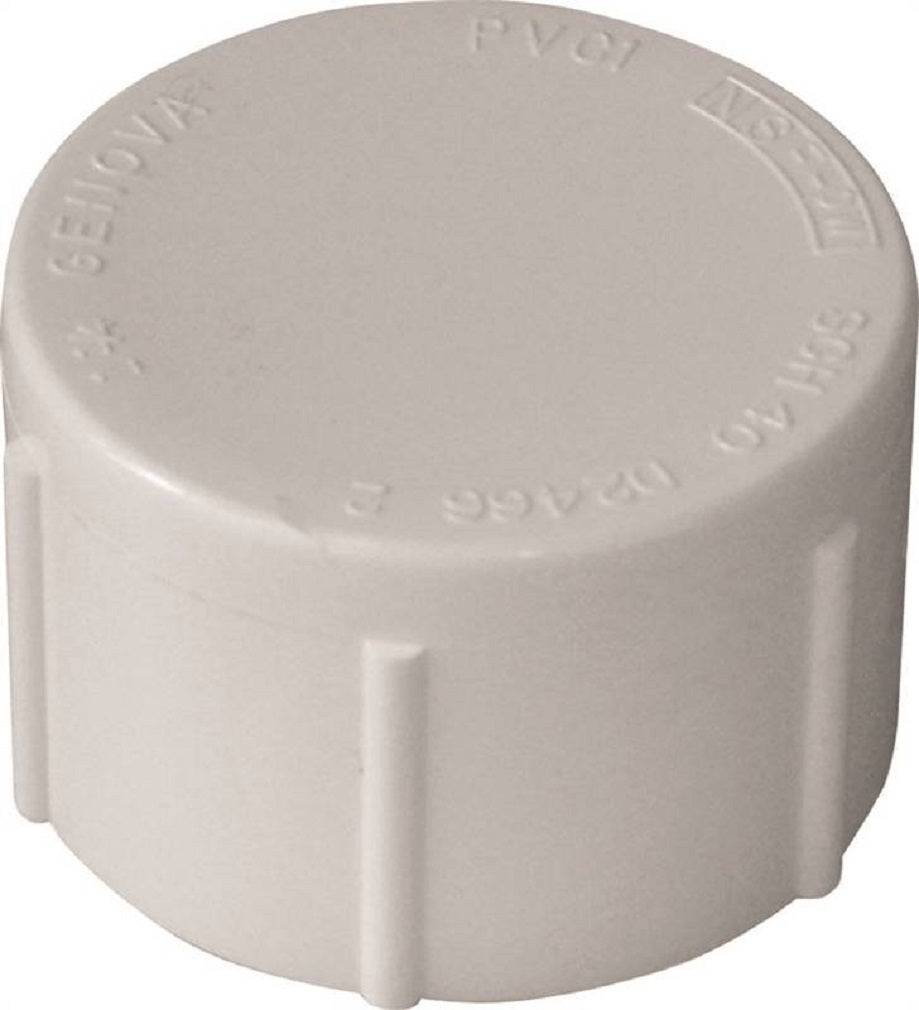 Lasco 448007BC Pipe Cap, 3/4 Inch, White