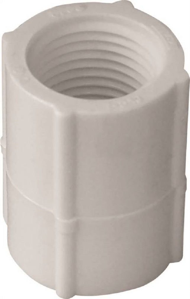 Lasco 430005BC Pipe Coupler, 1/2 Inch, White