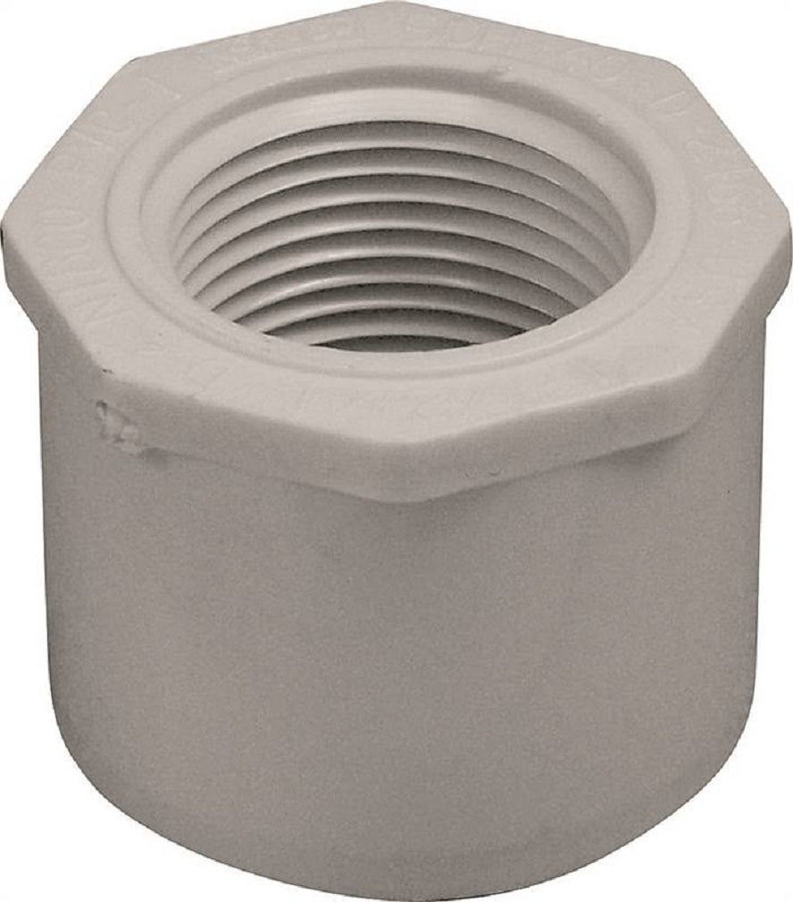 Lasco 438211BC Pipe Reducing Bushing, 1-1/2 X 1 Inch, White