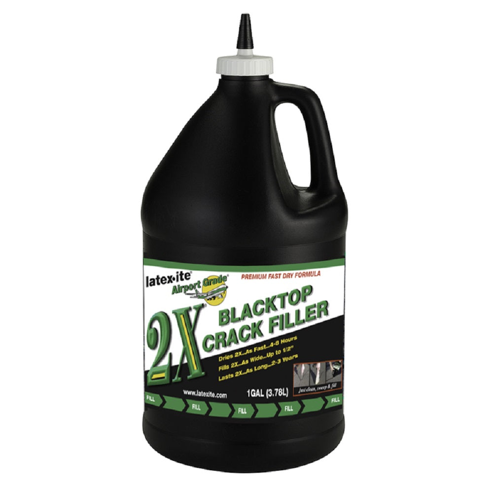 Latex-ite 31263 Premium Blacktop Crack Filler, 1 Gallon