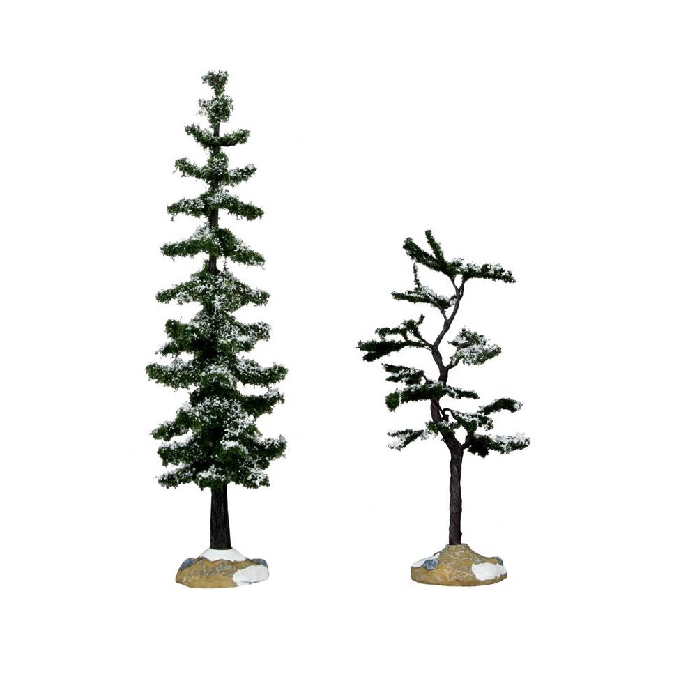 Lemax A4945 Outdoor Trees Christmas Village Accessories, 9 Inch