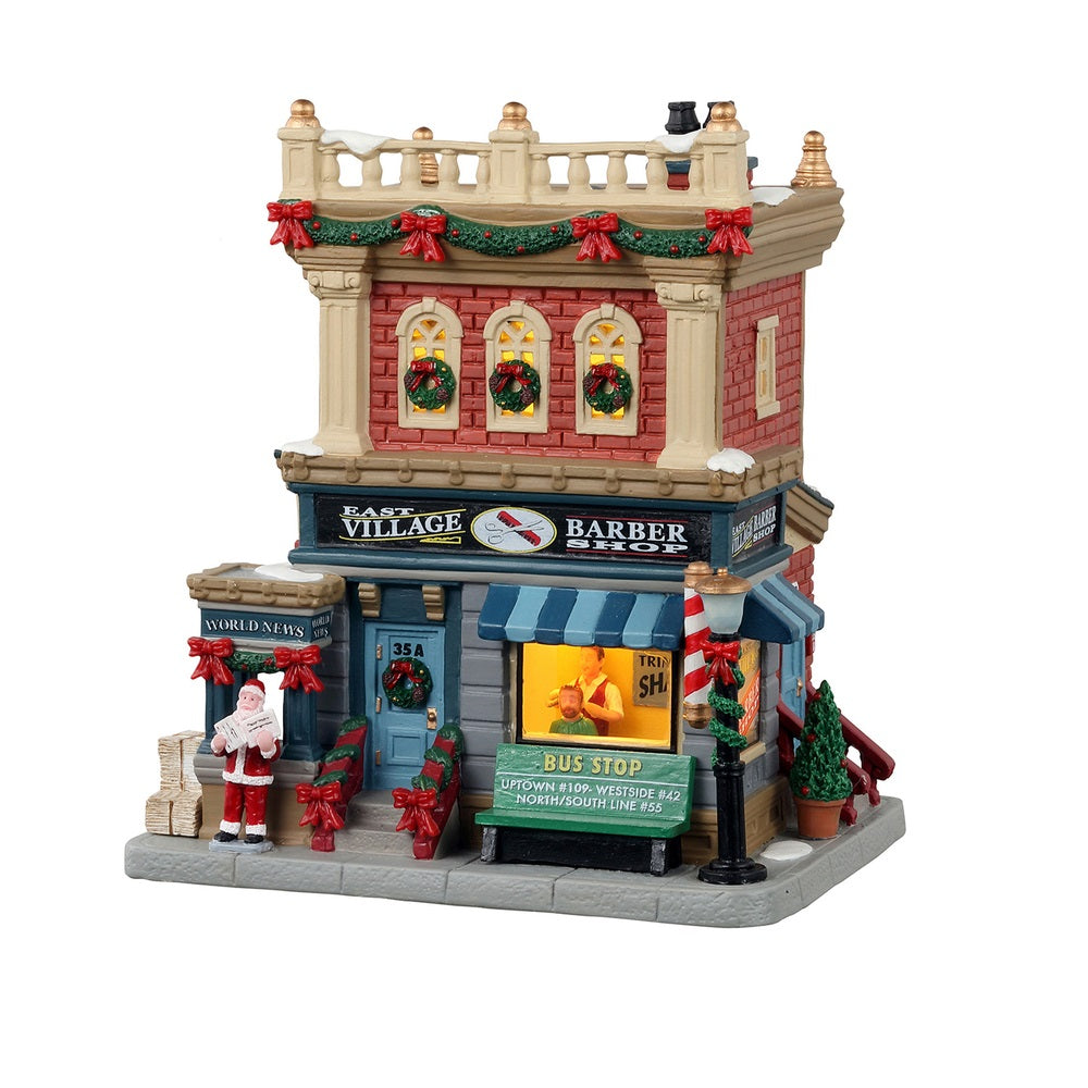Lemax 15771 Christmas East Village Barber Shop, Multicolor