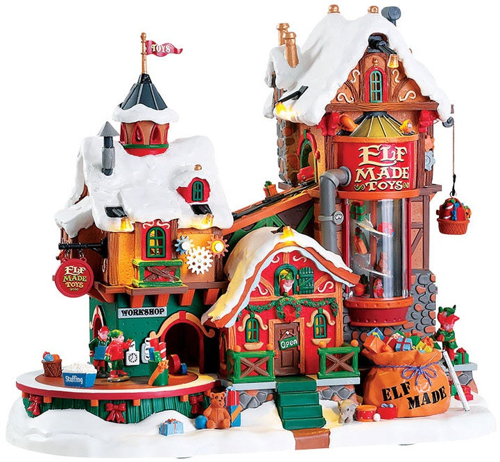 Lemax 75190 Christmas Elf Toy Factory, Multicolored