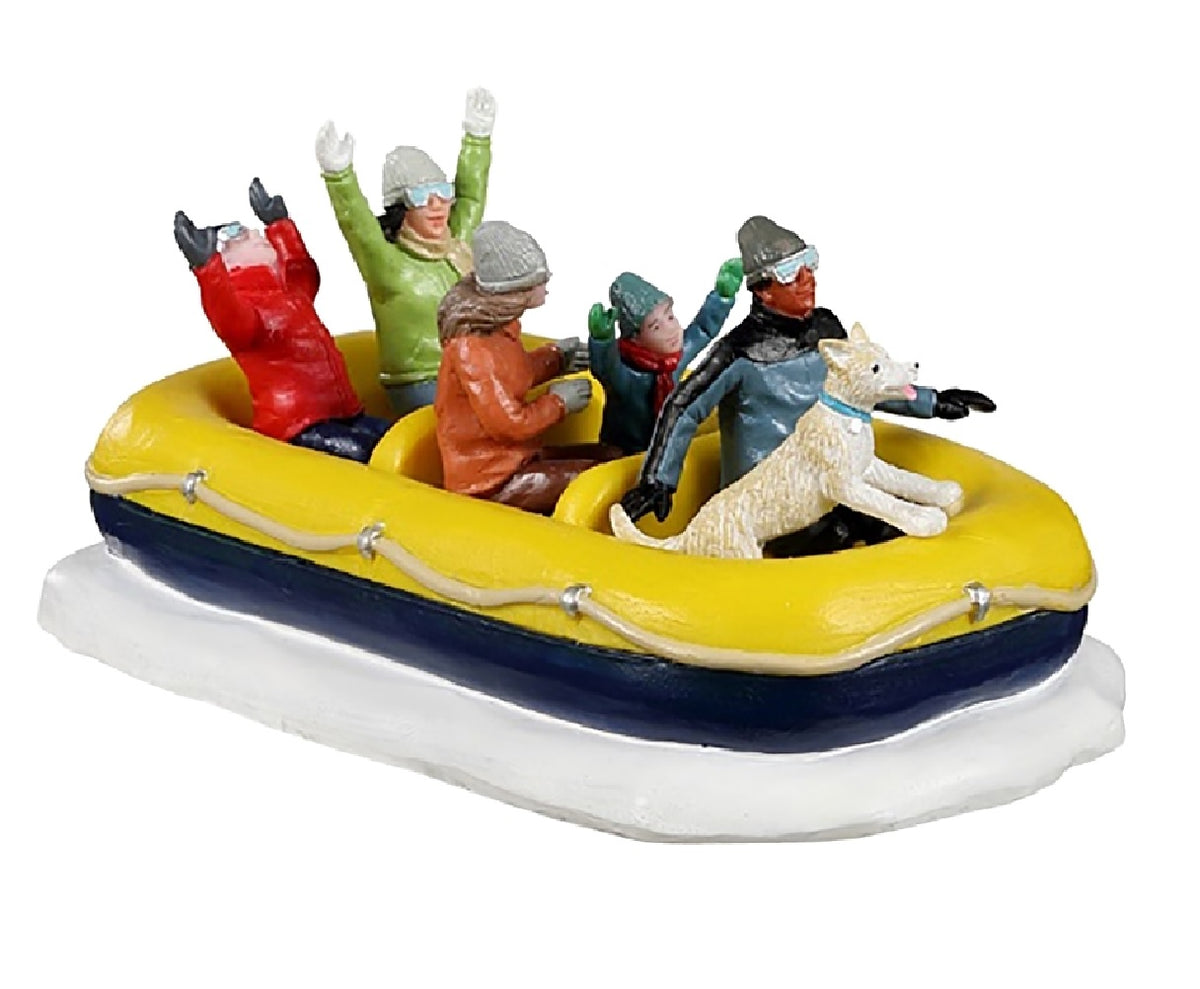 Lemax 23596 Christmas Snow Rafting, Resin