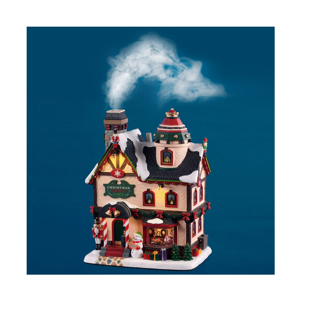 Lemax 15741 Christmas Supply Loft Village, Multicolor