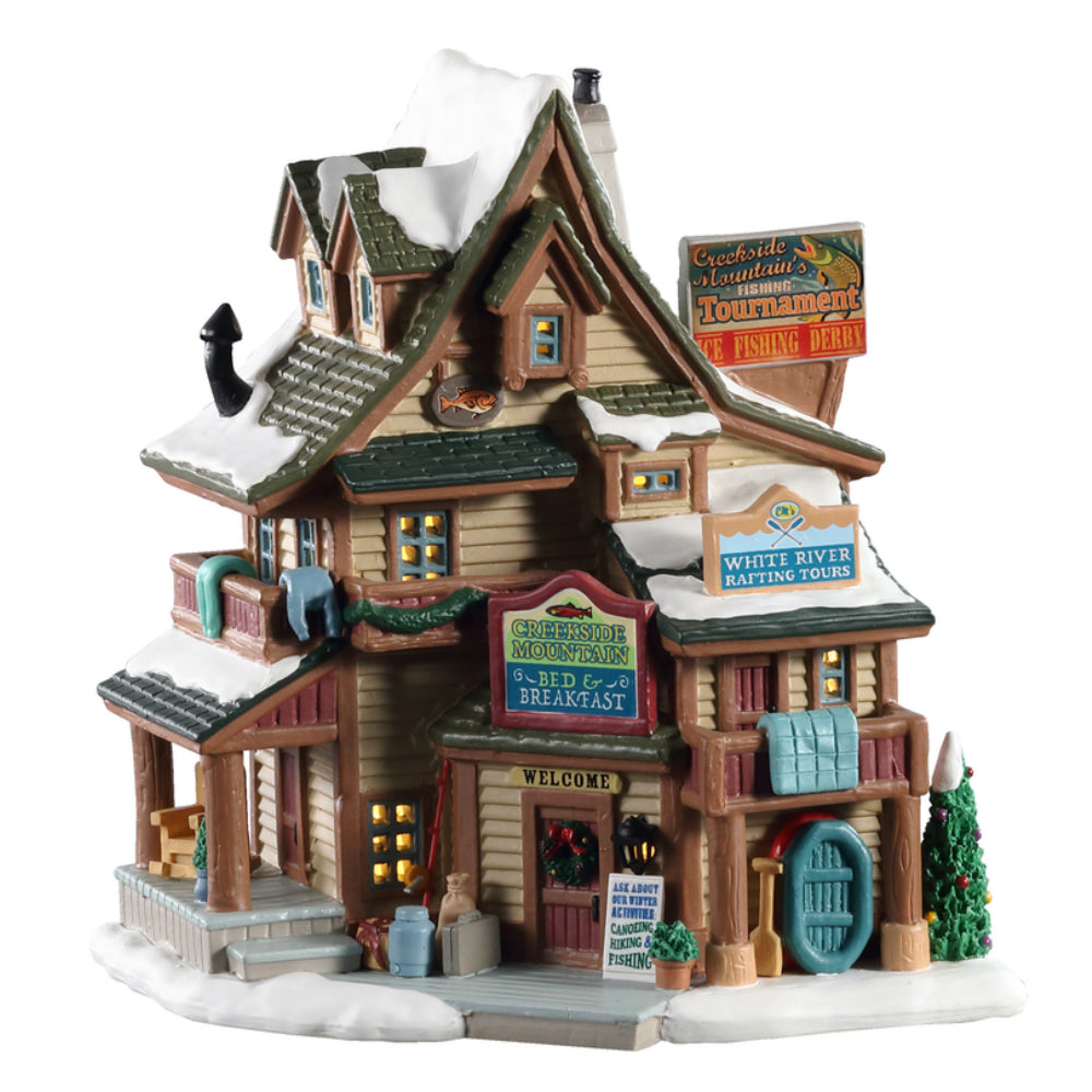 Lemax 05620 Creekside Mountain Bed & Breakfast Village Building, Multicolored