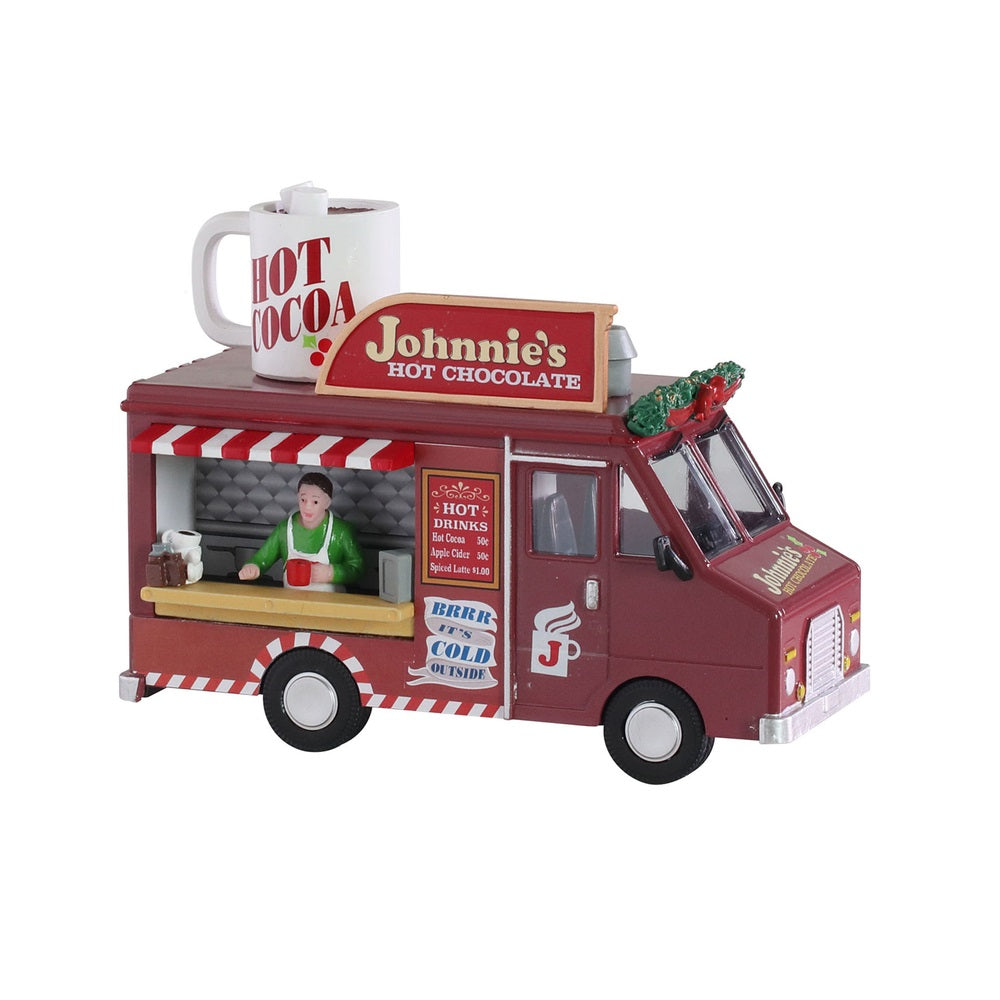 Lemax 93442 Johnnie's Hot Chocolate Christmas Village, Multicolor