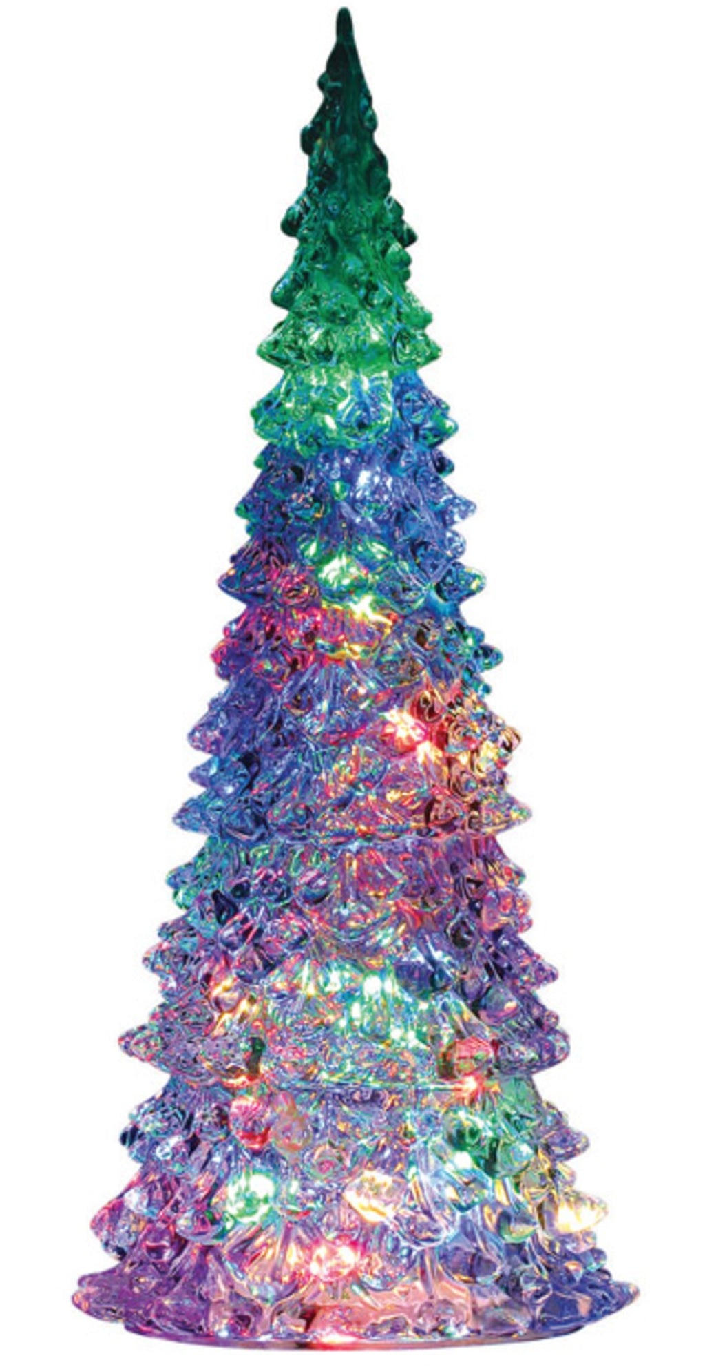 Lemax 94510 Large Lighted Crystal Christmas Tree, Multicolored