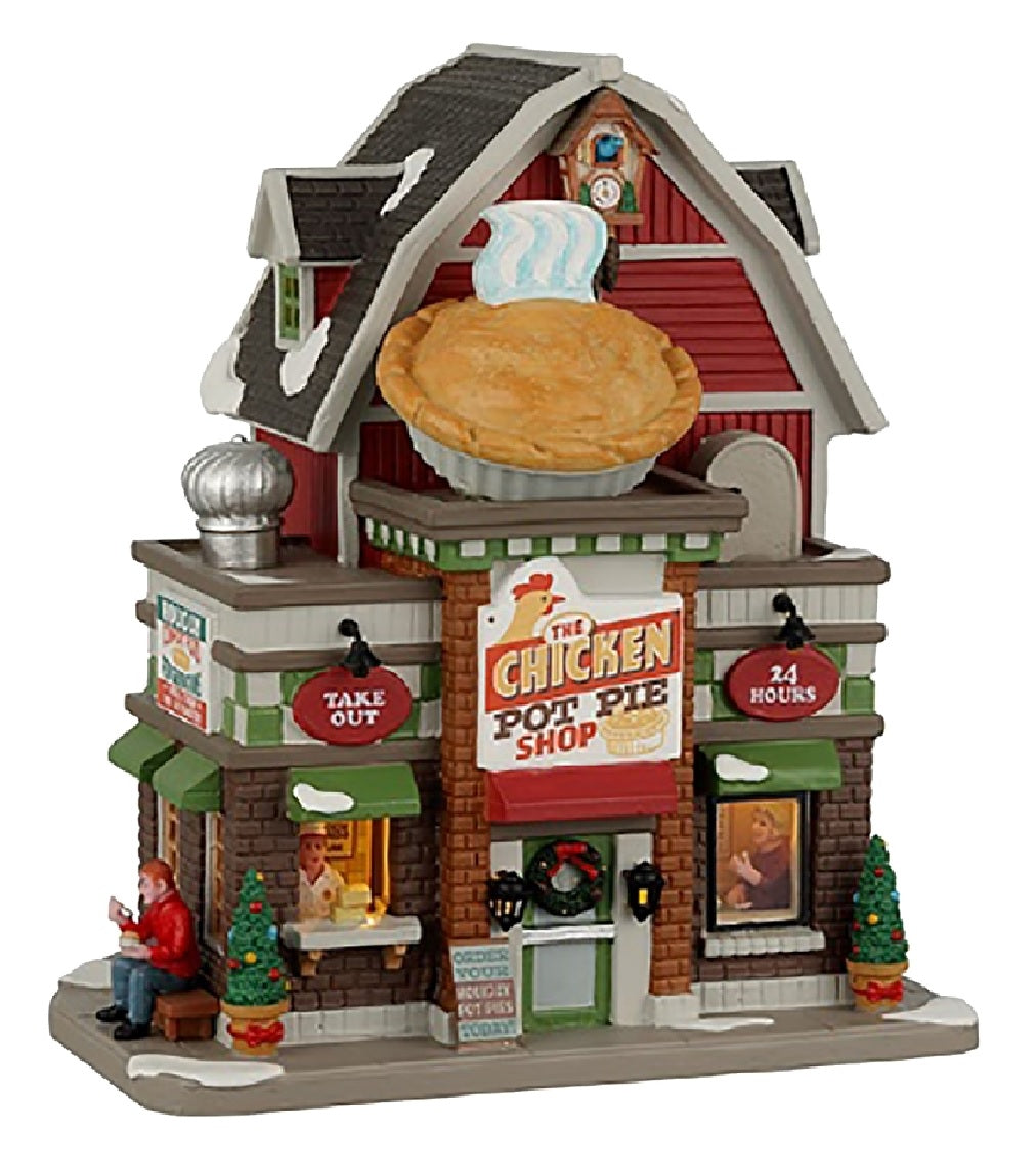 Lemax 25932 The Chicken Pot Pie Christmas Shop, Porcelain