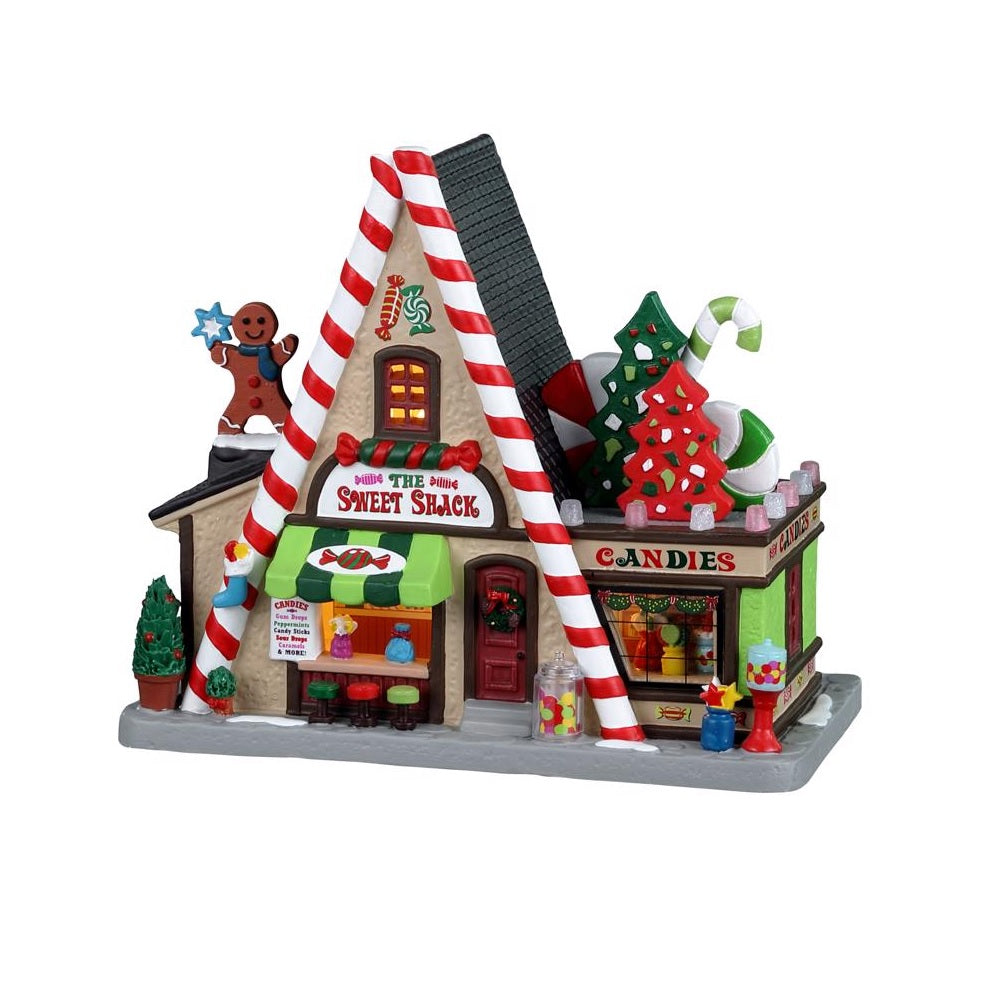 Lemax 25930 The Sweet Shack Christmas Village, Multicolored