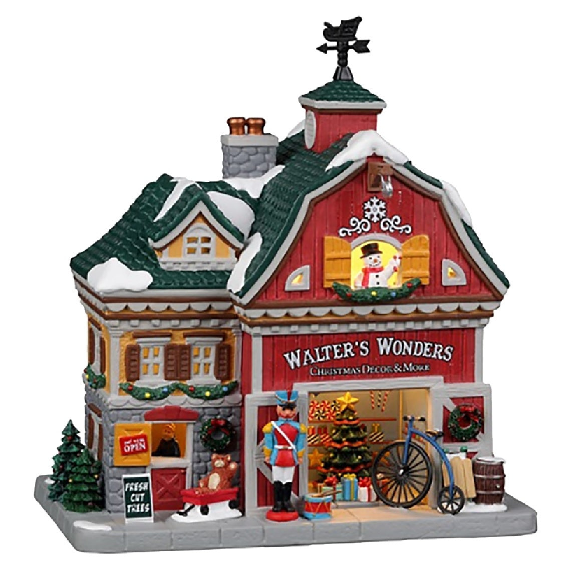 Lemax 25911 Walters Wonders Christmas Building, Porcelain