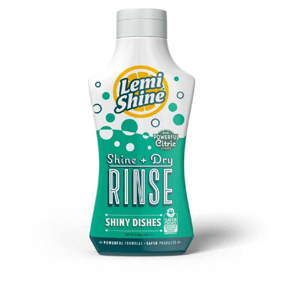 Lemi Shine 703074106073 Dishwasher Rinse Aid, Gel, 8.45 Oz
