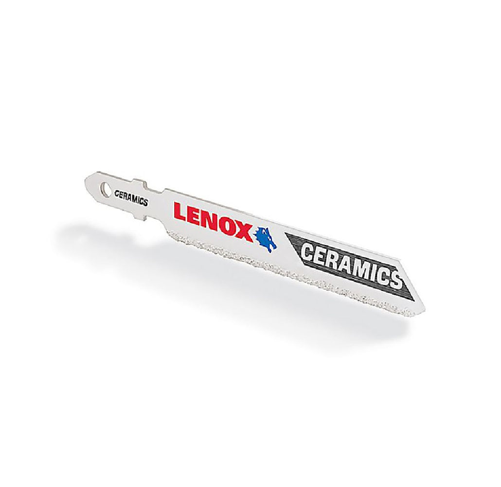 Lenox 1991608 T-Shank Ceramics Jig Saw Blade, Carbide Grit, 3-1/2"