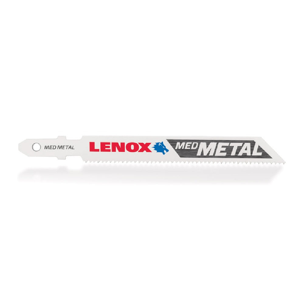 Lenox 1991565 T-Shank Medium Metal Cutting Jig Saw Blade, 3 5/8" x 3/8", Pack-3