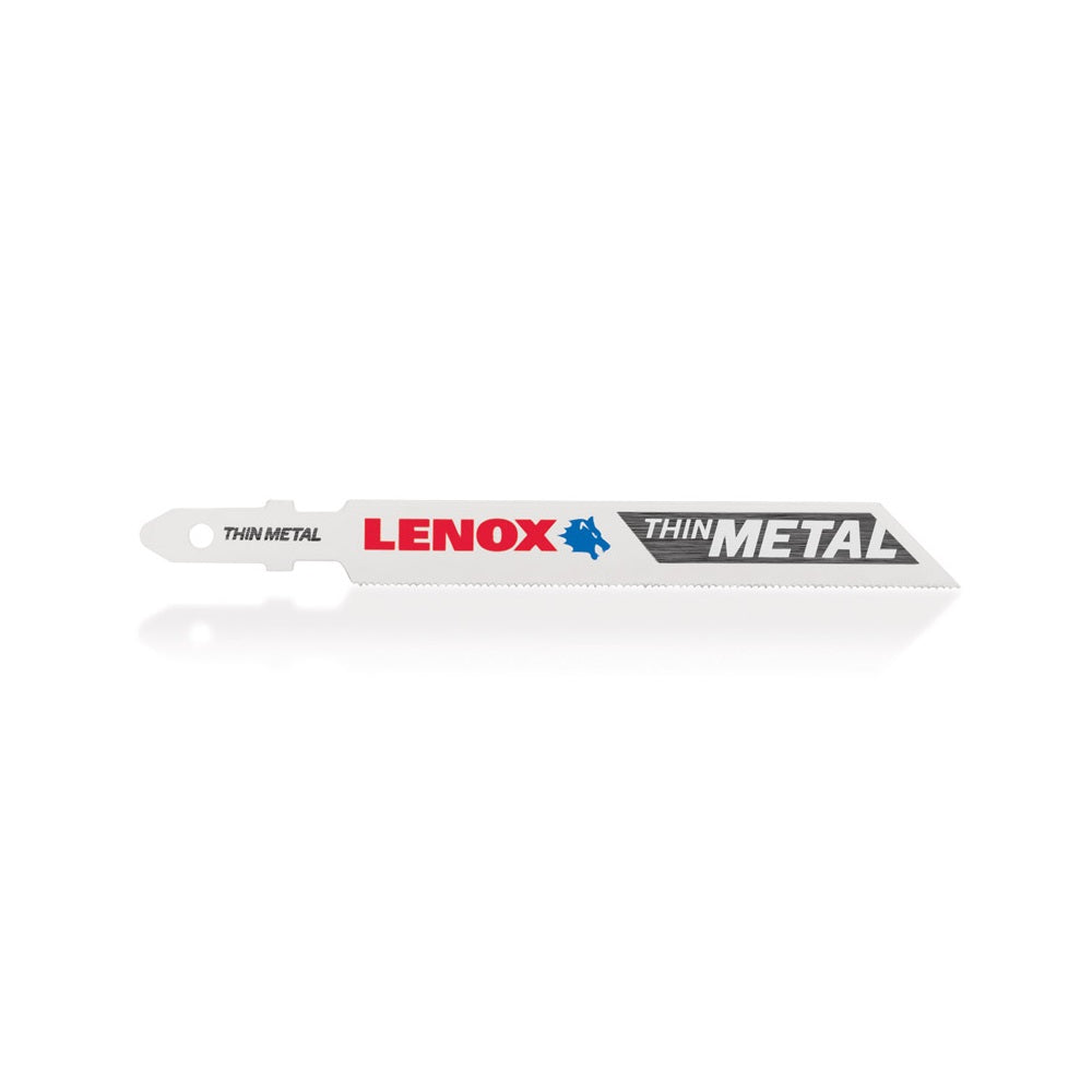 Lenox 1991571 T-Shank Thin Metal Cutting Jig Saw Blade, 3 5/8" x 3/8", Pack-3